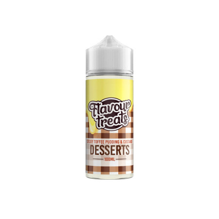 Flavour Treats Desserts by Ohm Boy 100ml Shortfill 0mg (70VG/30PG) - Flavour: Sticky Toffee Pudding & Custard