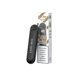 20mg LAMI Vape SKIS Disposable 600 Puffs - Flavour: Creamy Tobacco