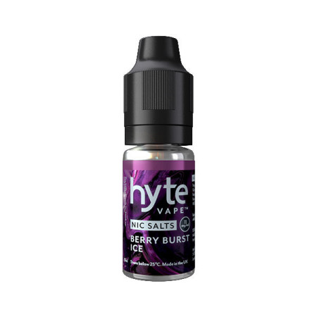 11mg Hyte Vape 10ml Nic Salts (50VG/50PG) - Flavour: Berry Burst Ice