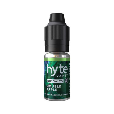 20mg Hyte Vape 10ml Nic Salts (50VG/50PG) - Flavour: Double Apple