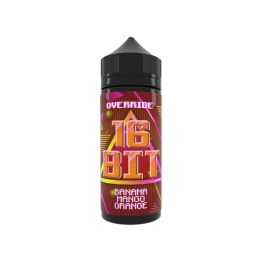 16 Bit 100ml Shortfill 0mg (70VG/30PG) - Flavour: OVERRIDE