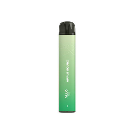 20mg Allo Plus Refresh Disposable Vape Device 500 Puffs - Flavour: Apple Sourz