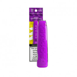 20mg Tech Bar Disposable Vape Device 600 Puffs - Flavour: Grape & Strawberry Soda