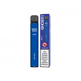 20mg Vapes Bars Ghost 800 Disposable Vape Device 650 Puffs - Flavour: Blue Bull