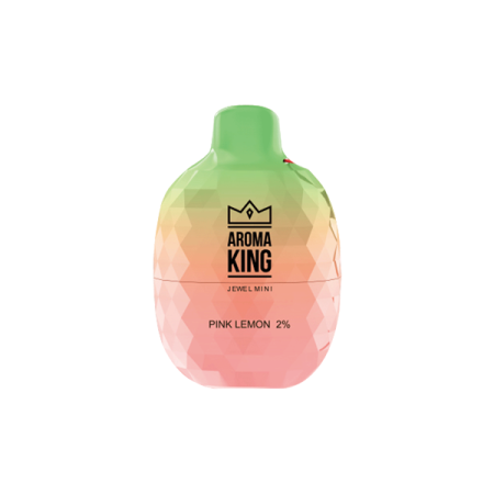 20mg Aroma King Jewel Mini Disposable Vape Device 600 Puffs - Flavour: Pink Lemon