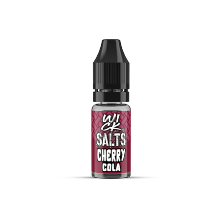 9mg Wick Addiction Wick Salts 10ml Nic Salts (50VG/50PG) - Flavour: Cherry Cola