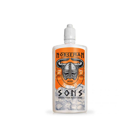 Norsemen 100ml Short-fill Flask Classics 0mg (70VG/30PG) - Flavour: Tropical Punch On Ice