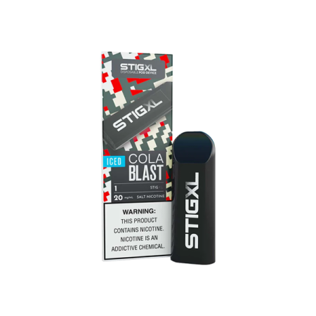 20mg VGOD Stig XL Disposable Vaping Device 700 Puffs - Flavour: Cola Blast Iced