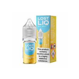 Lost Liq 10mg Nic Salts (50VG/50PG) - Flavour: Pineapple Ice