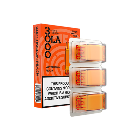 20mg SMPO Ola 3000 Prefilled Pods - 2ml - Flavour: Watermelon Peach