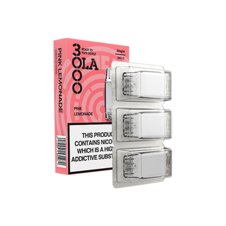 20mg SMPO Ola 3000 Prefilled Pods - 2ml - Flavour: Pink Lemonade