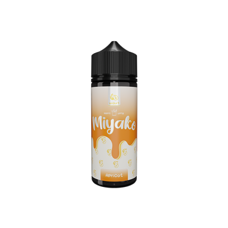 0mg Miyako 100ml Shortfill (70VG/30PG) - Flavour: Apricot