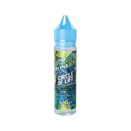 Twelve Monkeys Ice Age 50ml Shortfill 0mg (70VG/30PG) - Flavour: Circle Of Life Iced