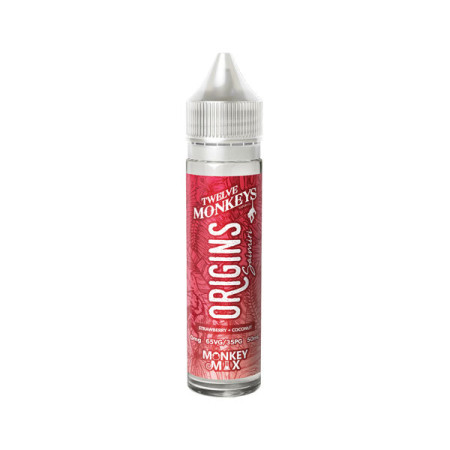 Twelve Monkeys Origins 50ml Shortfill 0mg (65VG/35PG) - Flavour: Saimiri