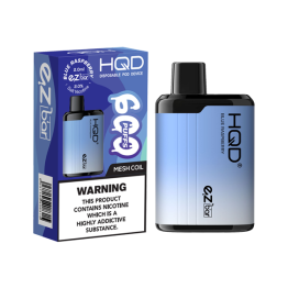 20mg HQD EZ Bar Disposable Vape Device 600 Puffs - Flavour: Blue&#xA0;Raspberry