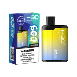 20mg HQD EZ Bar Disposable Vape Device 600 Puffs - Flavour: Blue&#xA0;Raspberry&#xA0;Lemon