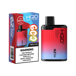 20mg HQD EZ Bar Disposable Vape Device 600 Puffs - Flavour: Frozen&#xA0;Watermelon&#xA0;Raspberry