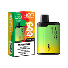 20mg HQD EZ Bar Disposable Vape Device 600 Puffs - Flavour: Honeycrisp&#xA0;Apple