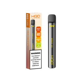 20mg HQD 600 Disposable Vape Device 600 Puffs - Flavour: Mango&#xA0;Ice