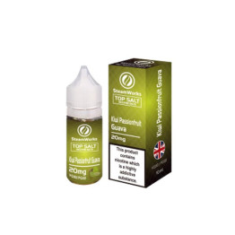 10mg Top Salt Fruit Flavour Nic Salts by A-Steam 10ml (50VG/50PG) - Flavour: Kiwi Passionfruit Guava