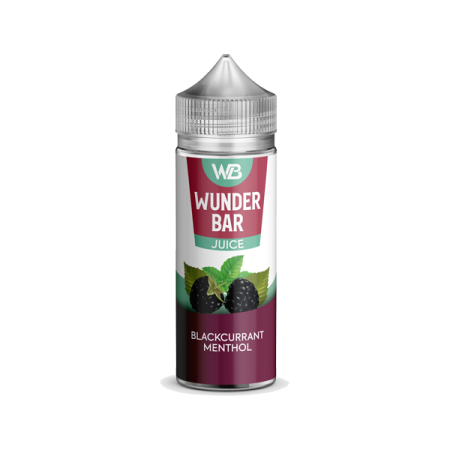 Wunderbar Juice 100ml Shortfill 0mg (50VG/50PG) - Flavour: Blackcurrant Menthol