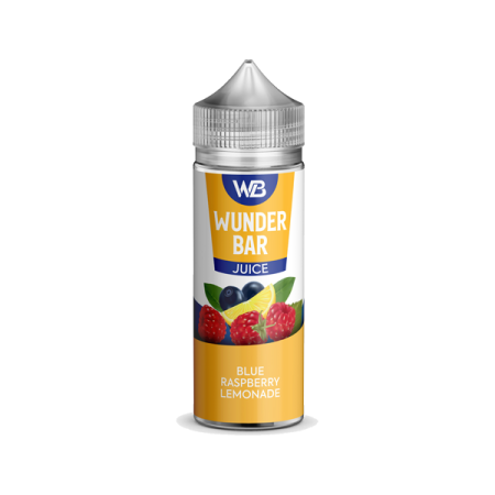 Wunderbar Juice 100ml Shortfill 0mg (50VG/50PG) - Flavour: Blue Raspberry Lemonade