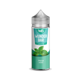 Wunderbar Juice 100ml Shortfill 0mg (50VG/50PG) - Flavour: Fresh Mint