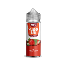 Wunderbar Juice 100ml Shortfill 0mg (50VG/50PG) - Flavour: Juicy Strawberry