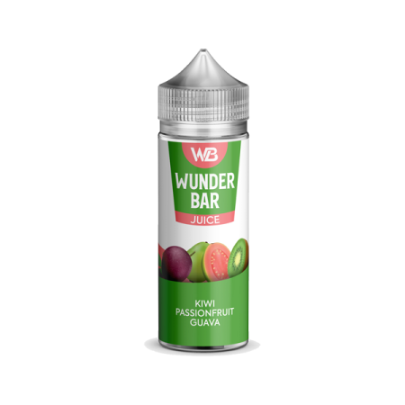 Wunderbar Juice 100ml Shortfill 0mg (50VG/50PG) - Flavour: Kiwi Passionfruit Guava