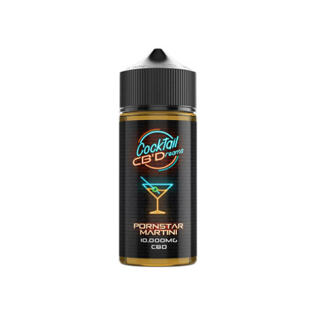 Cocktail CBDreams 10000mg CBD E-liquid 120ml (70PG/30VG) - Flavour: Pornstar Martini