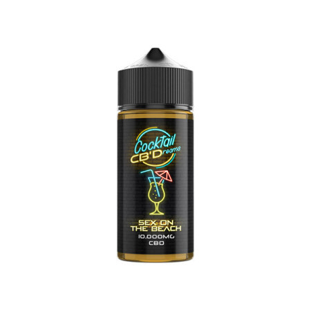 Cocktail CBDreams 10000mg CBD E-liquid 120ml (70PG/30VG) - Flavour: Sex On The Beach