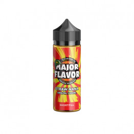 Major Flavor 100ml Shortfill 0mg (70VG/30PG) - Flavour: Straw-Nana