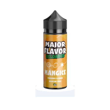 Major Flavor Reloaded 100ml Shortfill 0mg (70VG/30PG) - Flavour: Mangice