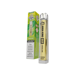 20mg Soda King Bar Disposable Vape Device 600 Puffs - Flavour: Lemon Lime