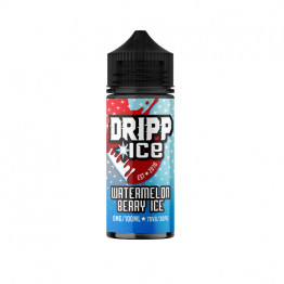 Dripp Ice 0MG 100ml Shortfill (70VG/30PG) - Flavour: Watermelon Berry Ice