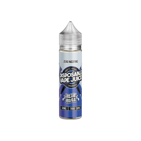 Vape Heaven Disposable Vape Juice 50ml Shortfill 0mg (70VG/30PG) - Flavour: Blue Bull