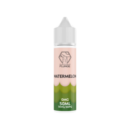 Plunge E-Liquids 50ml Shortfill 0mg (70VG/30PG) - Flavour: Watermelon