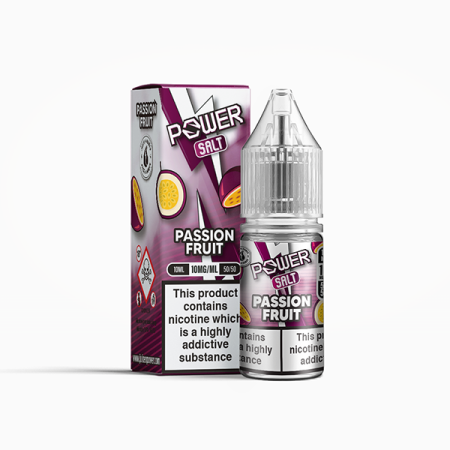 10mg Juice N Power Power Salts 10ml (50VG/50PG) - Flavour: Passion Fruit