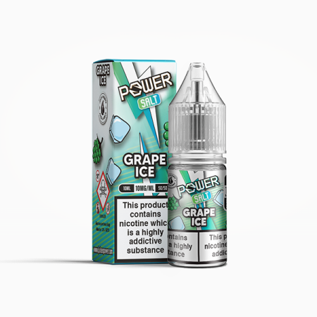 20mg Juice N Power Power Salts 10ml (50VG/50PG) - Flavour: Grape Ice