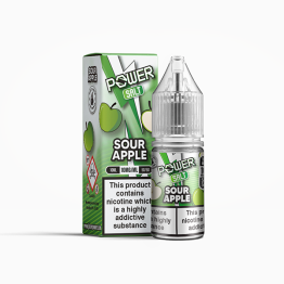 10mg Juice N Power Power Salts 10ml (50VG/50PG) - Flavour: Sour Apple