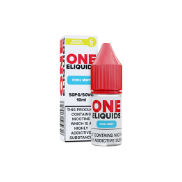 6mg One E-Liquids Flavoured Nic Shot 10ml (50VG/50PG) - Flavour: Cool Mint