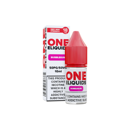 18mg One E-Liquids Flavoured Nic Shot 10ml (50VG/50PG) - Flavour: Bubblegum