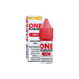 12mg One E-Liquids Flavoured Nic Shot 10ml (50VG/50PG) - Flavour: Cherry