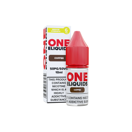 6mg One E-Liquids Flavoured Nic Shot 10ml (50VG/50PG) - Flavour: Coffee