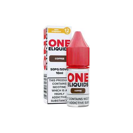 12mg One E-Liquids Flavoured Nic Shot 10ml (50VG/50PG) - Flavour: Coffee