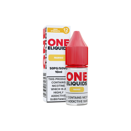 12mg One E-Liquids Flavoured Nic Shot 10ml (50VG/50PG) - Flavour: Mango