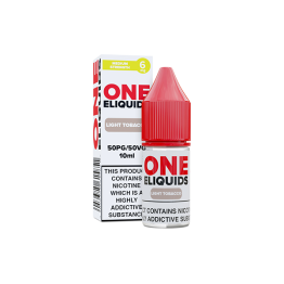 6mg One E-Liquids Flavoured Nic Shot 10ml (50VG/50PG) - Flavour: Light Tobacco