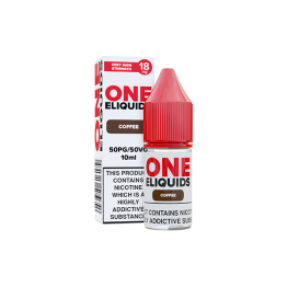 18mg One E-Liquids Flavoured Nic Shot 10ml (50VG/50PG) - Flavour: Coffee