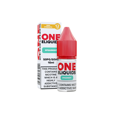 12mg One E-Liquids Flavoured Nic Shot 10ml (50VG/50PG) - Flavour: Spearmint