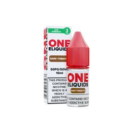 3mg One E-Liquids Flavoured Nic Shot 10ml (50VG/50PG) - Flavour: Dark Tobacco